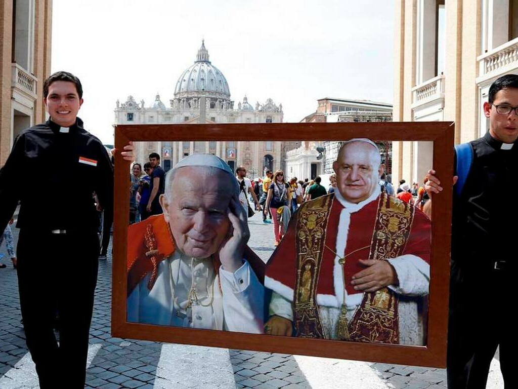 Ritual de Canonización de Juan XXIII y Juan Pablo II