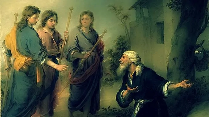 Tercer ángel que se le presentó a Abraham