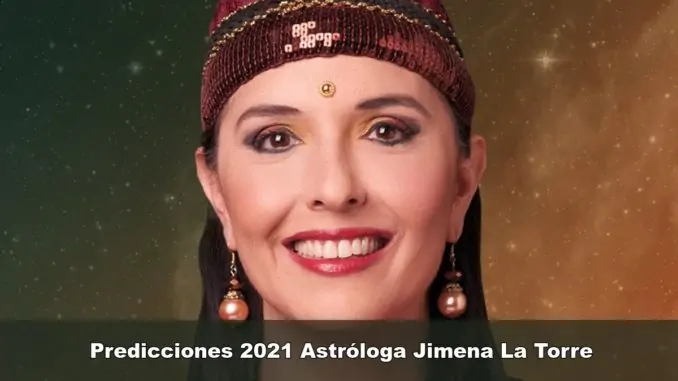 Predicciones 2021 Jimena La Torre